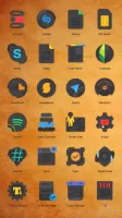Crispy Dark Icon Pack MOD APK