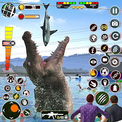 Hungry Animal Crocodile Games MOD APK