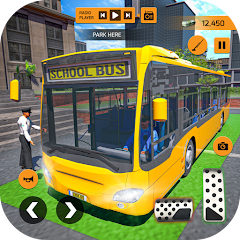 School Bus Game: Driving Sim MOD APK