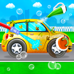 Auto car wash garage game MOD APK