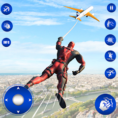 Spider Fighting Rope Hero Game MOD APK