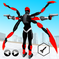 Black Spider Rope SuperHero MOD APK