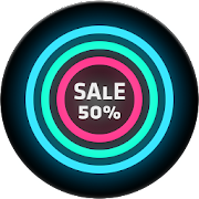 Neon Glow C - Icon Pack MOD APK