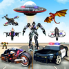 Us Police Bike Robot Transform MOD APK