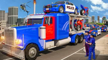Police Transport Car Parking MOD APK