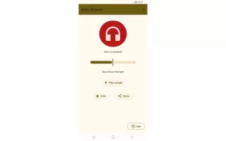 Bass Bosster & Equalizer MOD APK