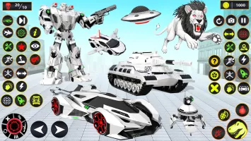 Muscle Car Robot Car Game MOD APK