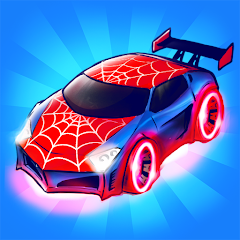 Merge Neon Car: Idle Car Merge MOD APK