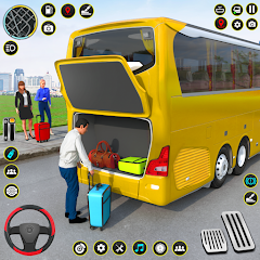 Coach Bus 3D Driving Games MOD APK