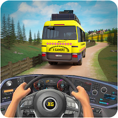 Minibus Driving Coach Bus Game MOD APK