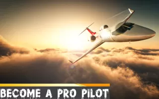 Airplane Game Flight Pilot Sim MOD APK