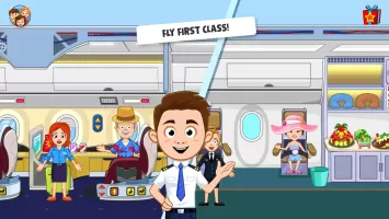 My Town Airport games for kids MOD APK
