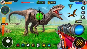 Wild Dino Hunting Jungle Games MOD APK