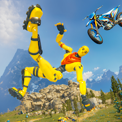 Motorcycle Crash Ragdoll Fall MOD APK