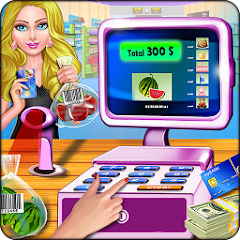 Super Market Cashier Game Fun MOD APK