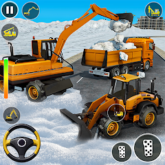 Snow Excavator Simulator Game MOD APK