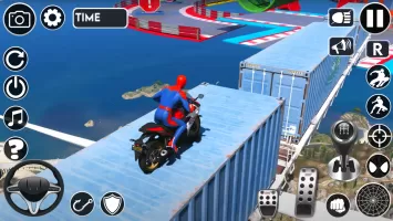 Superhero Tricky Bike Stunt MOD APK