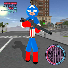 Capitain Stickman Spider Rope MOD APK