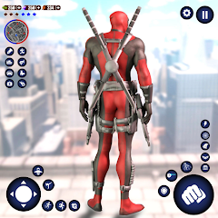 Miami Rope Hero Spider Games MOD APK