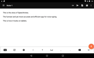 Speechnotes - Speech To Text MOD APK