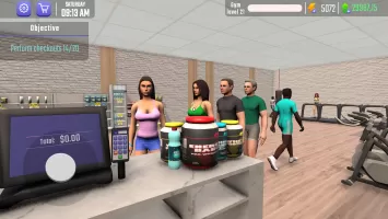 Gym Simulator 3D Fitness Store MOD APK