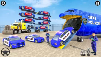 Police Transport Car Parking MOD APK