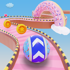Candy Ball Run - Rolling Games MOD APK