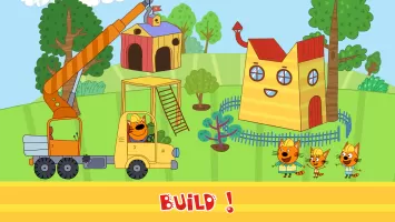 Kid-E-Cats Cars, Build a house MOD APK