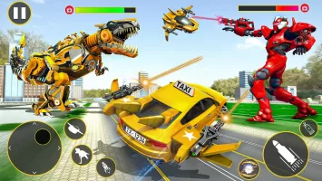 Flying Car Robot Game 2024 MOD APK