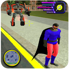 US Flying Superhero Rope Captain Vegas City MOD APK