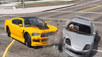 Beam Drive Road Crash 3D Games MOD APK