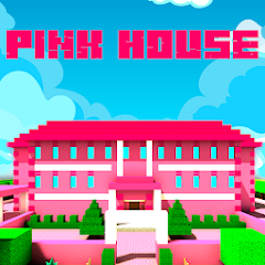 Pink Princess House Craft Game MOD APK