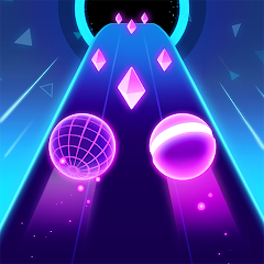 Rolling Twins: Music Ball Rush MOD APK