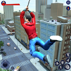Flying Spider Fight Hero Games MOD APK