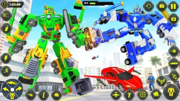 Muscle Car Robot Car Game MOD APK