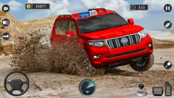Flying Prado Car Robot Game MOD APK