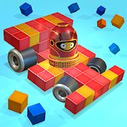 Pixel Car Racing Blocky Crash MOD APK
