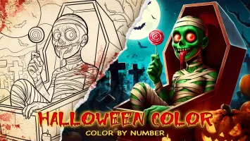 Halloween Witch Coloring Games MOD APK
