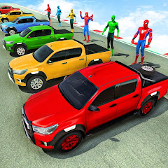 Superhero Man Car Stunt Game MOD APK