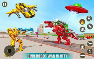 Flying Car Robot Game 2024 MOD APK