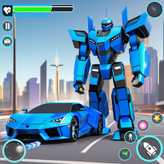 Flying Car Robot Game 2024 MOD APK