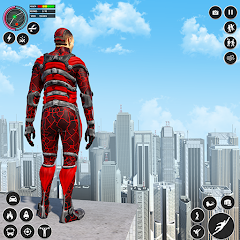 Flying Robot Hero Rescue Game MOD APK