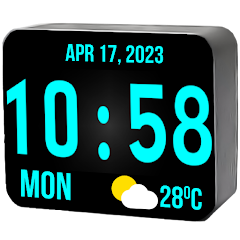 Huge Digital Clock MOD APK