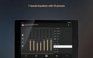 Equalizer music player booster MOD APK