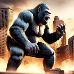 Angry Gorilla City Attack Game MOD APK