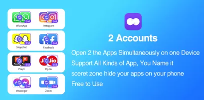 2Accounts - Dual Apps Space MOD APK