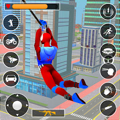 Spider Hero Fighting Rope Game MOD APK
