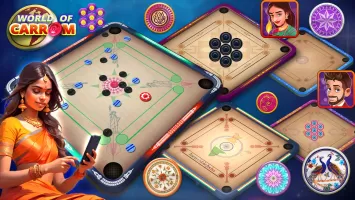 World Of Carrom :3D Board Game MOD APK
