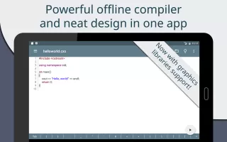 Cxxdroid - C/C++ compiler IDE MOD APK
