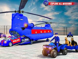 Police Transport Car Parking MOD APK